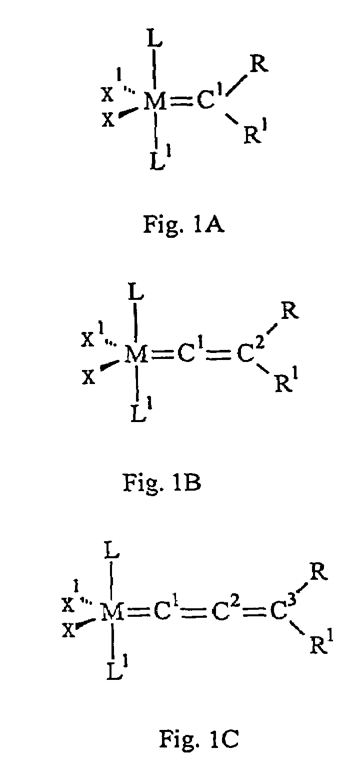 Catalyst complex with carbene ligand