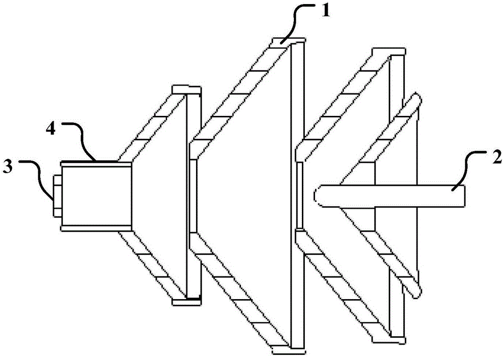 Eccentric particle collecting device with rotated magnetic field