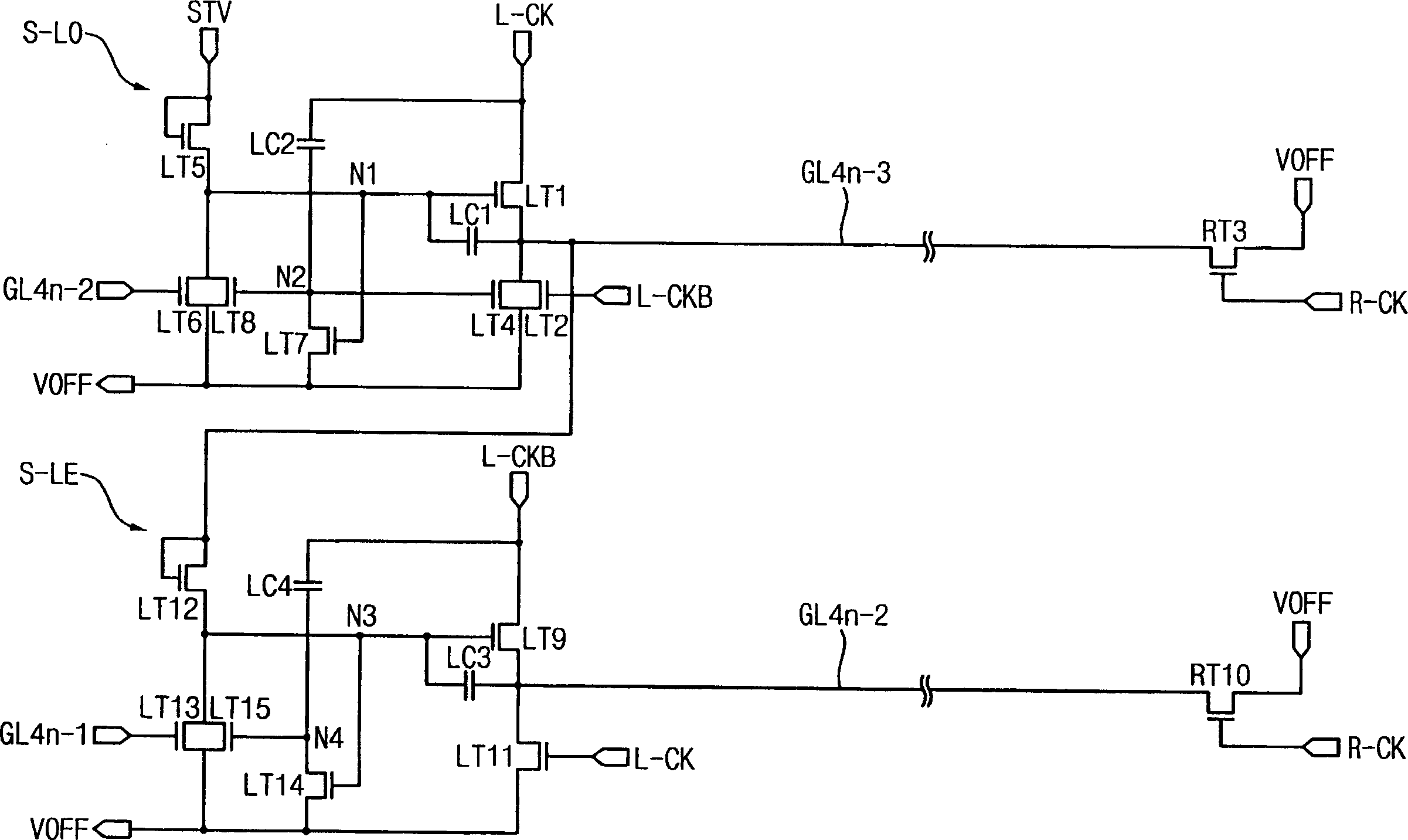 Gate driver circuit and display device having the same