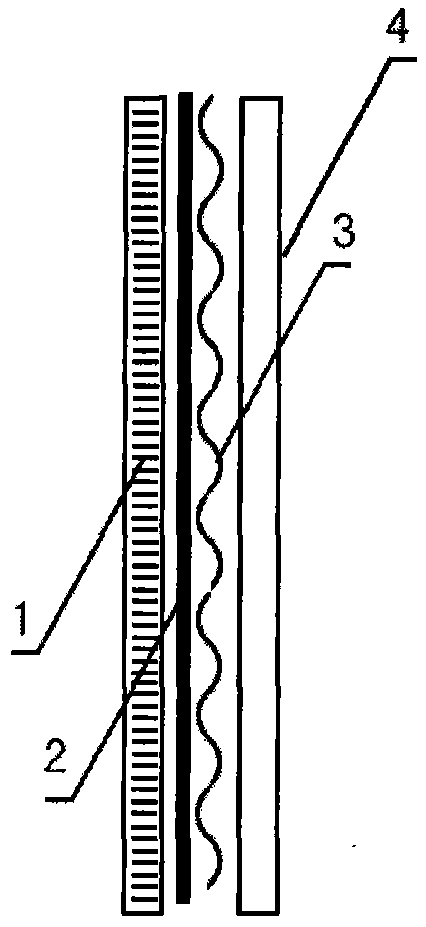 Corrugated carton with water-resisting layer