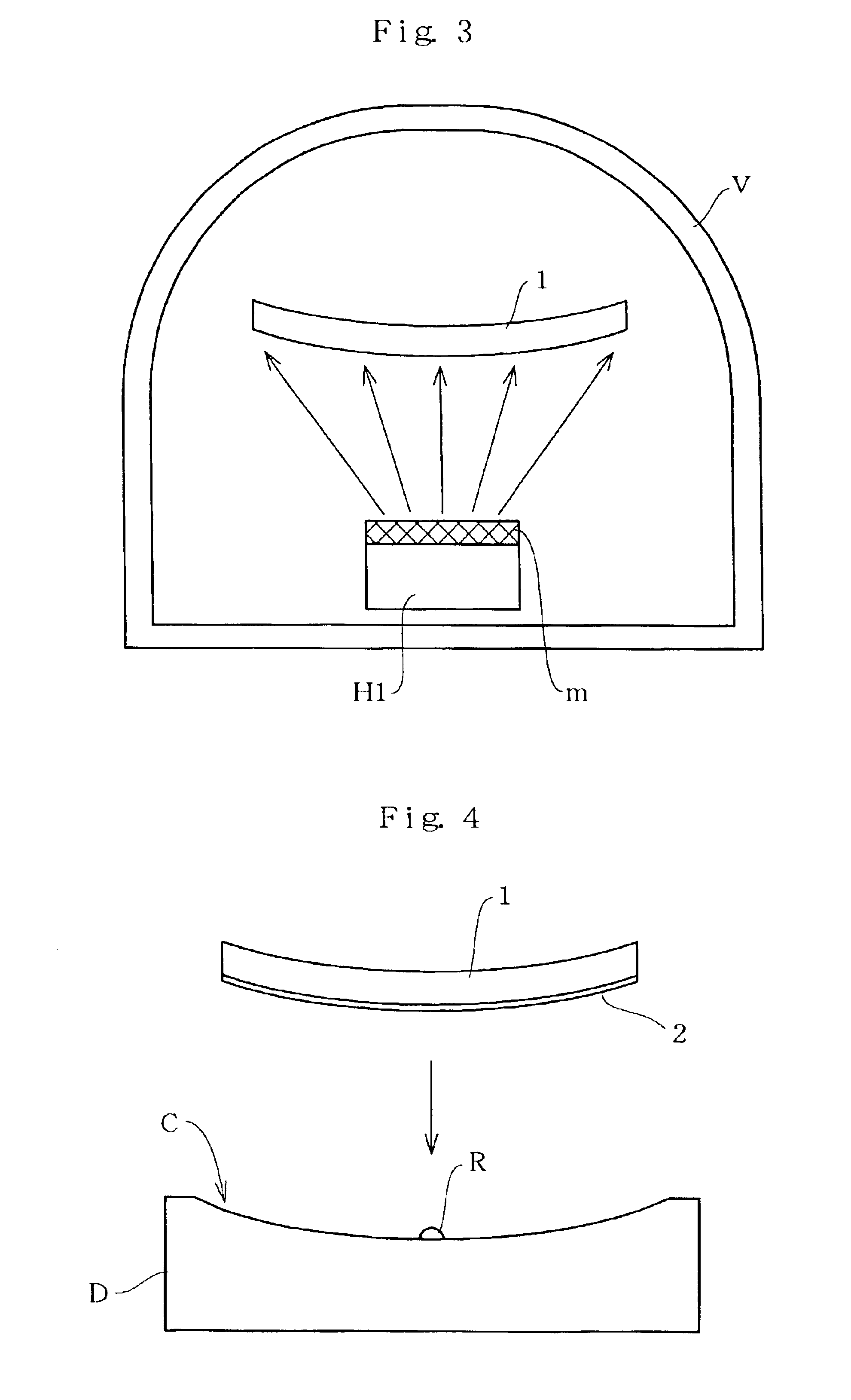 Metallic vapor deposition lens provided with a protection coat and a method of producing the same