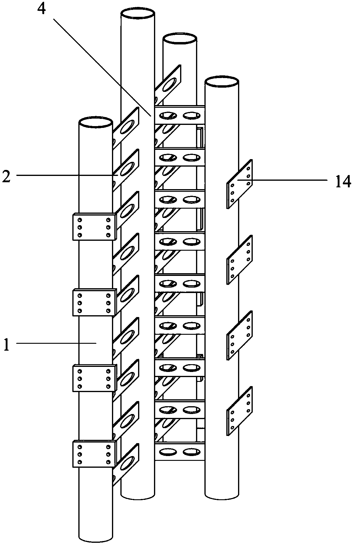 Frame system comprising prefabricated steel tube concrete combined special-shaped column and energy-consuming steel plate wall