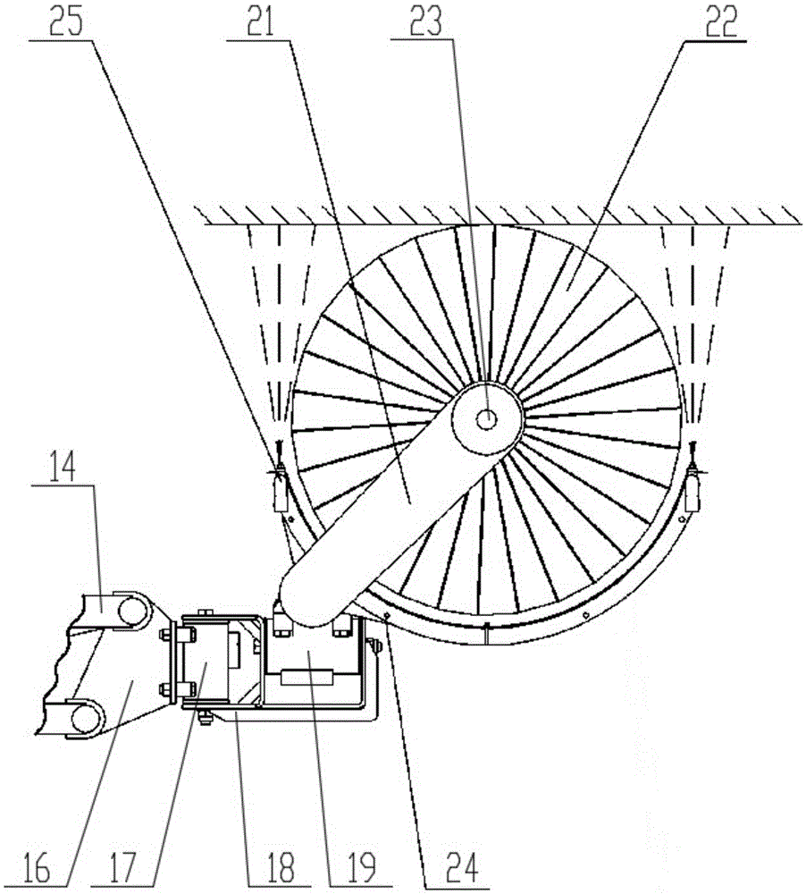 Attitude adjustment device and rolling brush device of rolling brush type cleaning equipment