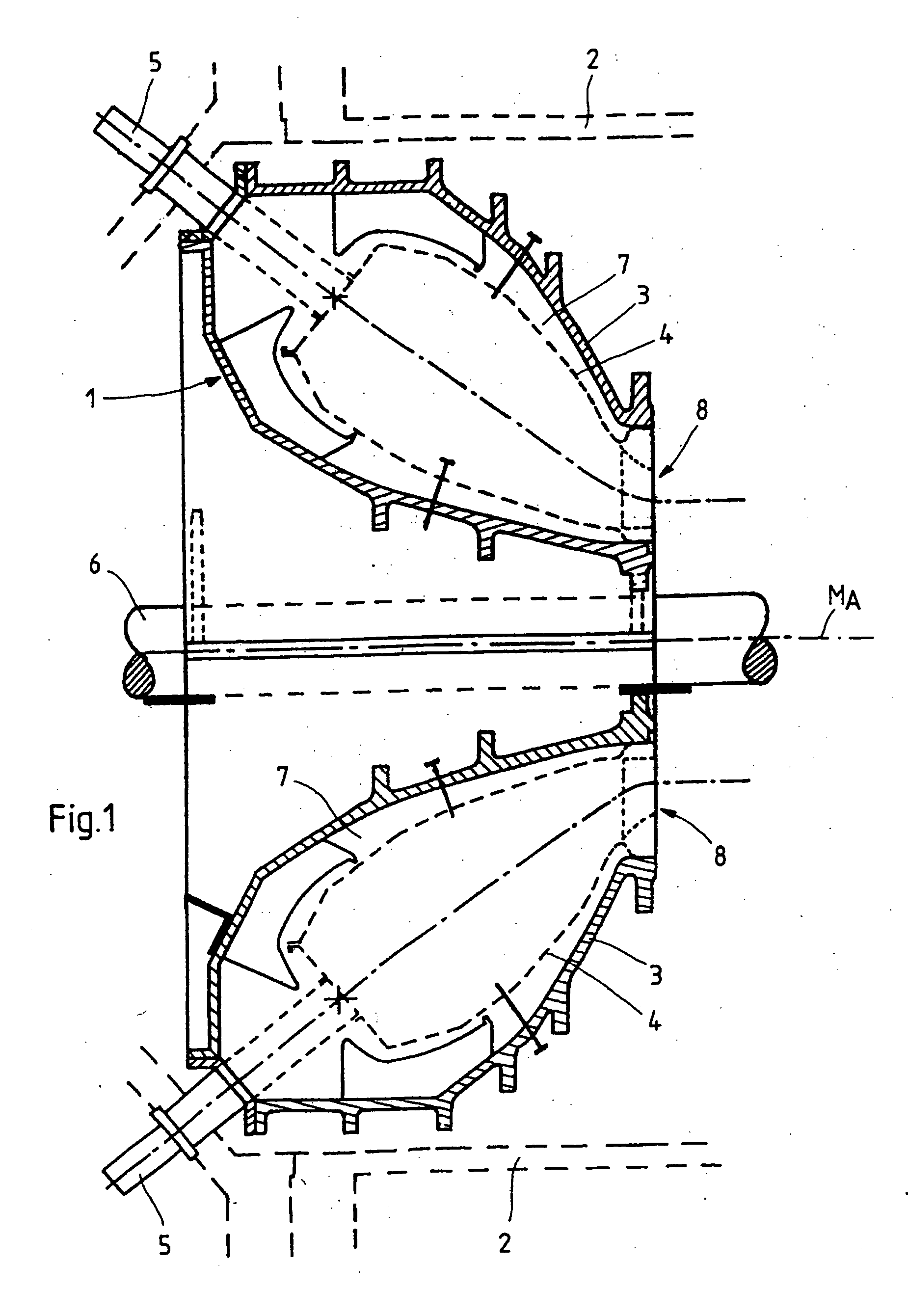 Annular combustion chamber for a gas turbine