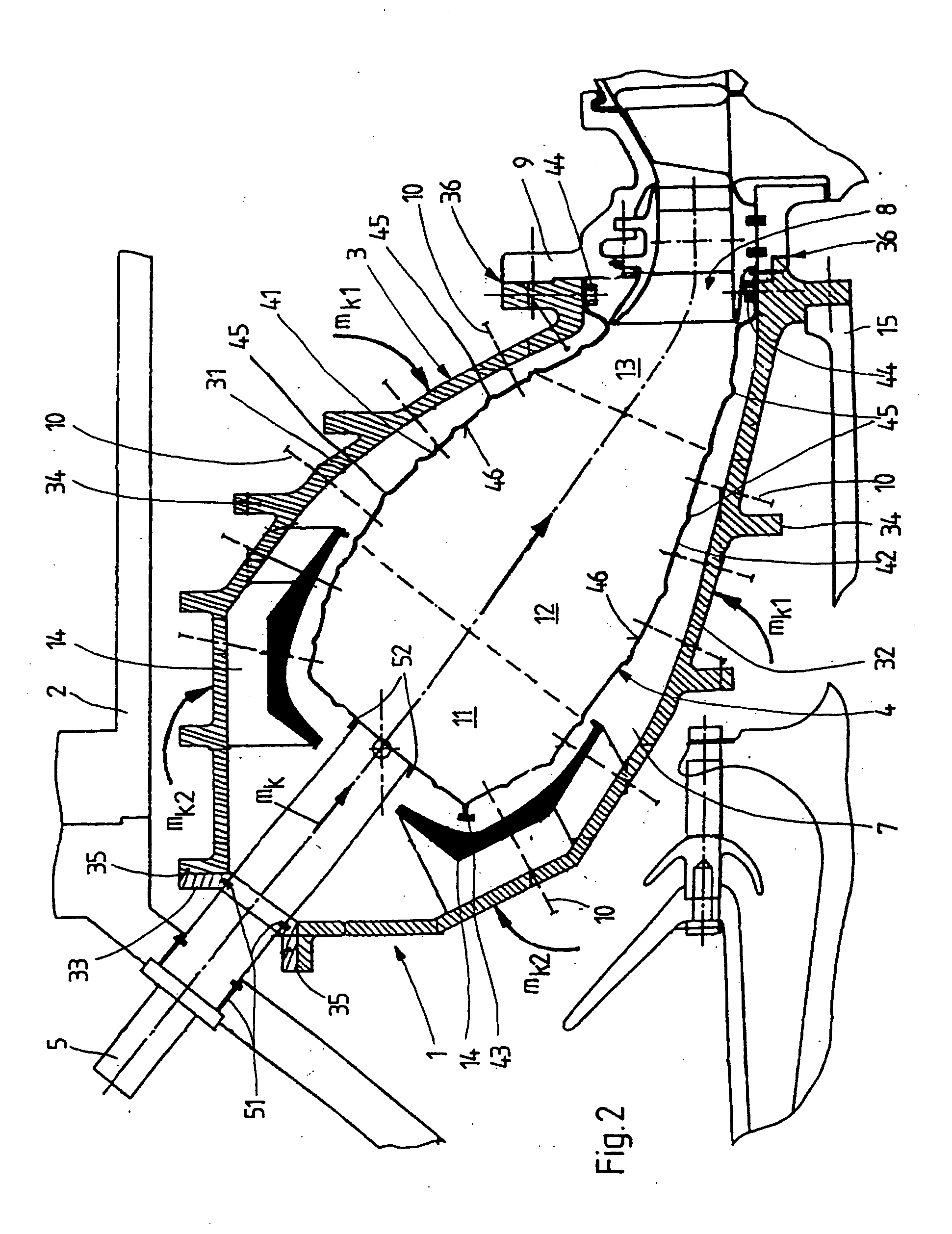 Annular combustion chamber for a gas turbine