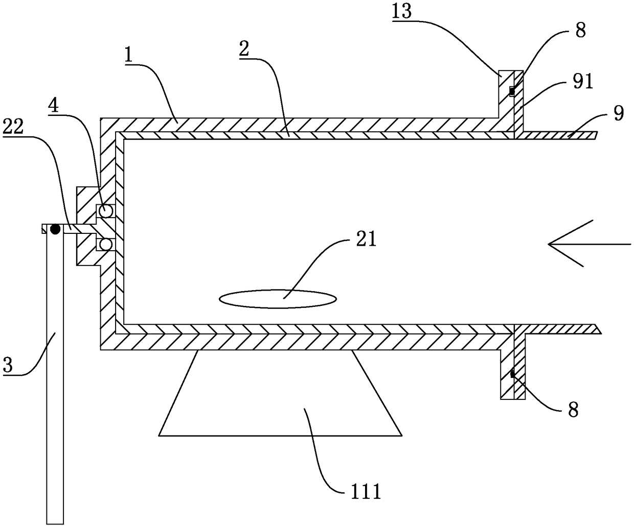 A rotating body nozzle type reverser