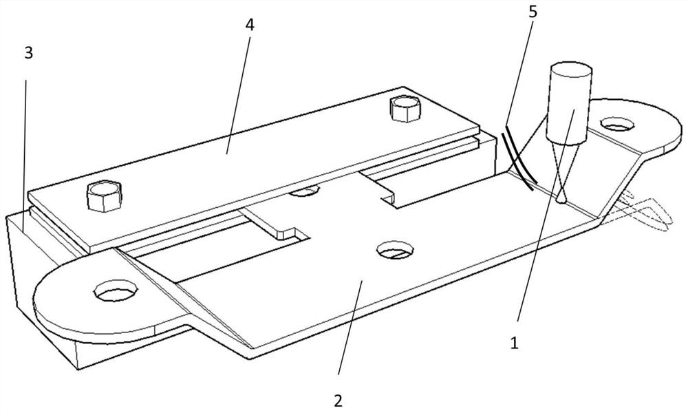 A method of laser bending and forming of knife switch knife holder seat