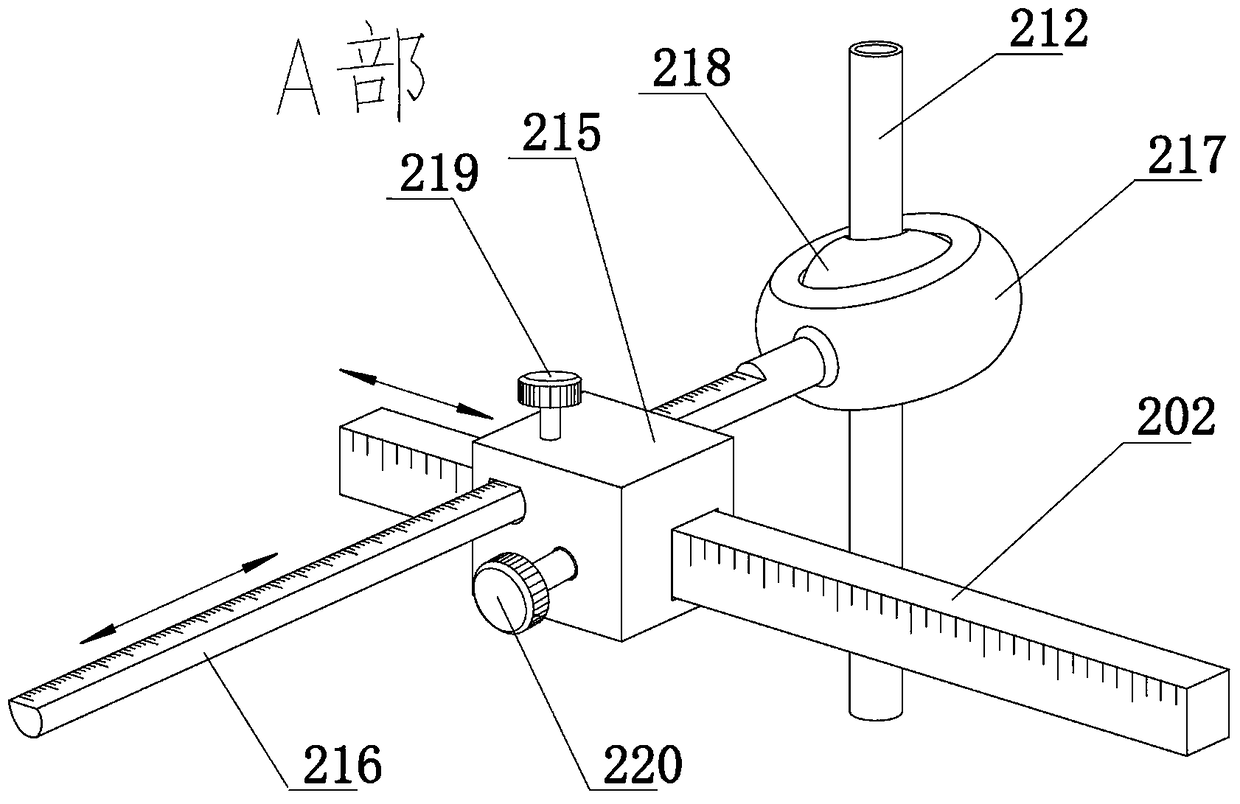 Pedicle screw positioning and adjusting device