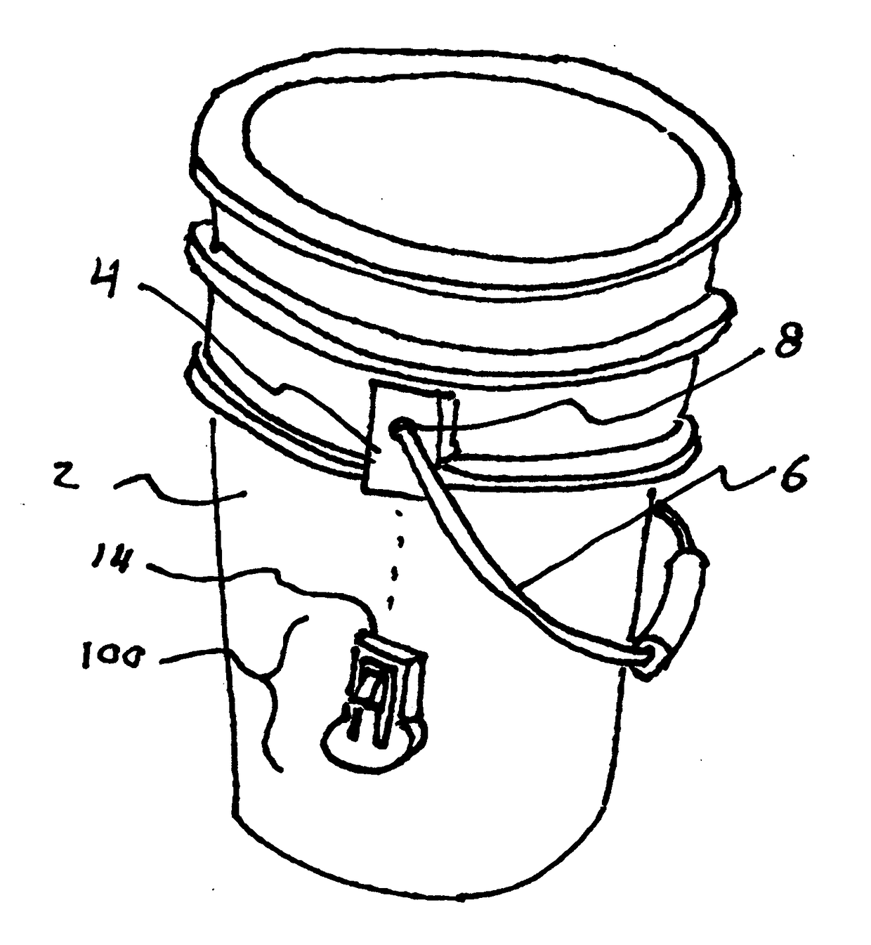 Bucket handle retainer