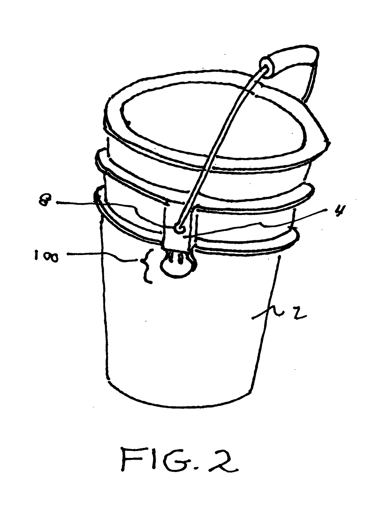 Bucket handle retainer