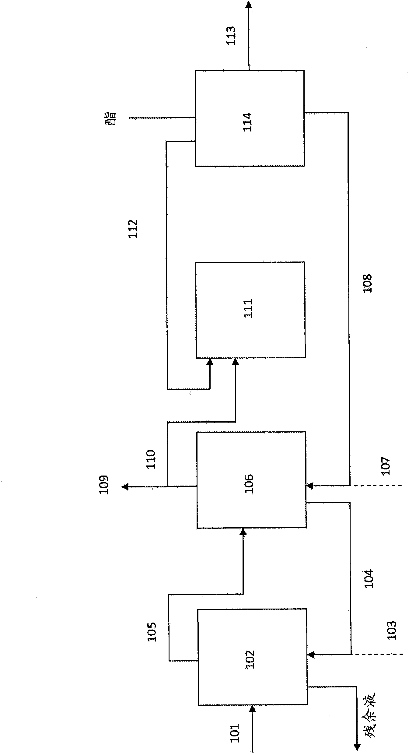 Method for recovery of organic acid from dilute aqueous solution
