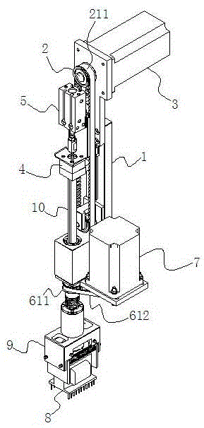 Large-scale electronic element attaching-inserting joint and attaching-inserting method therefor