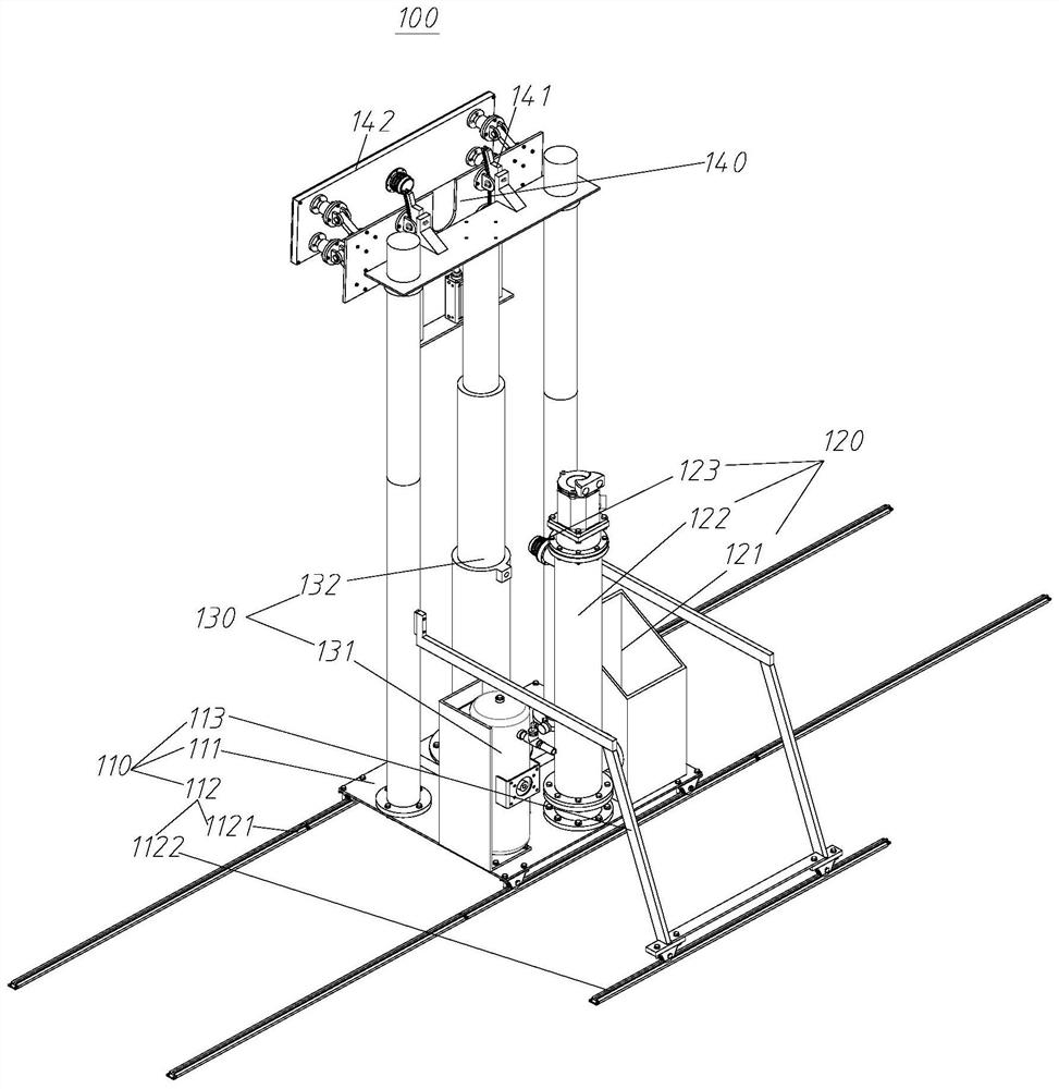 Adjustable automatic plastering device