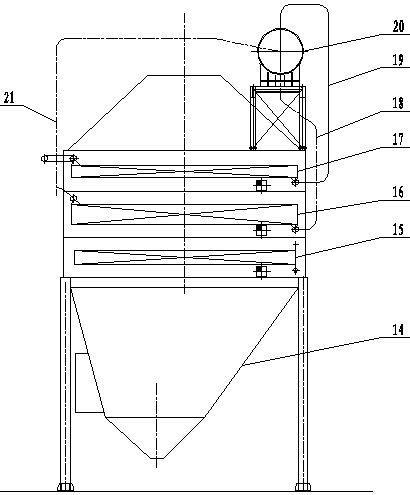 Integrated waste heat boiler with steam temperature capable of being controlled and implementation method