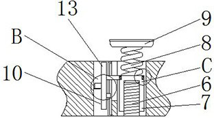 A special-shaped metal curtain wall stiffener structure