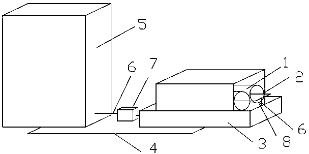 Open-type rubber refining machine