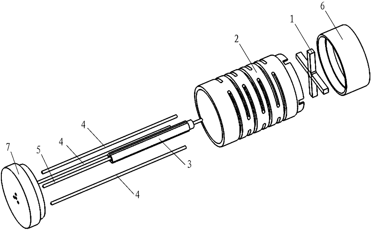 Three-dimensional force transducer used for minimally invasive medical device