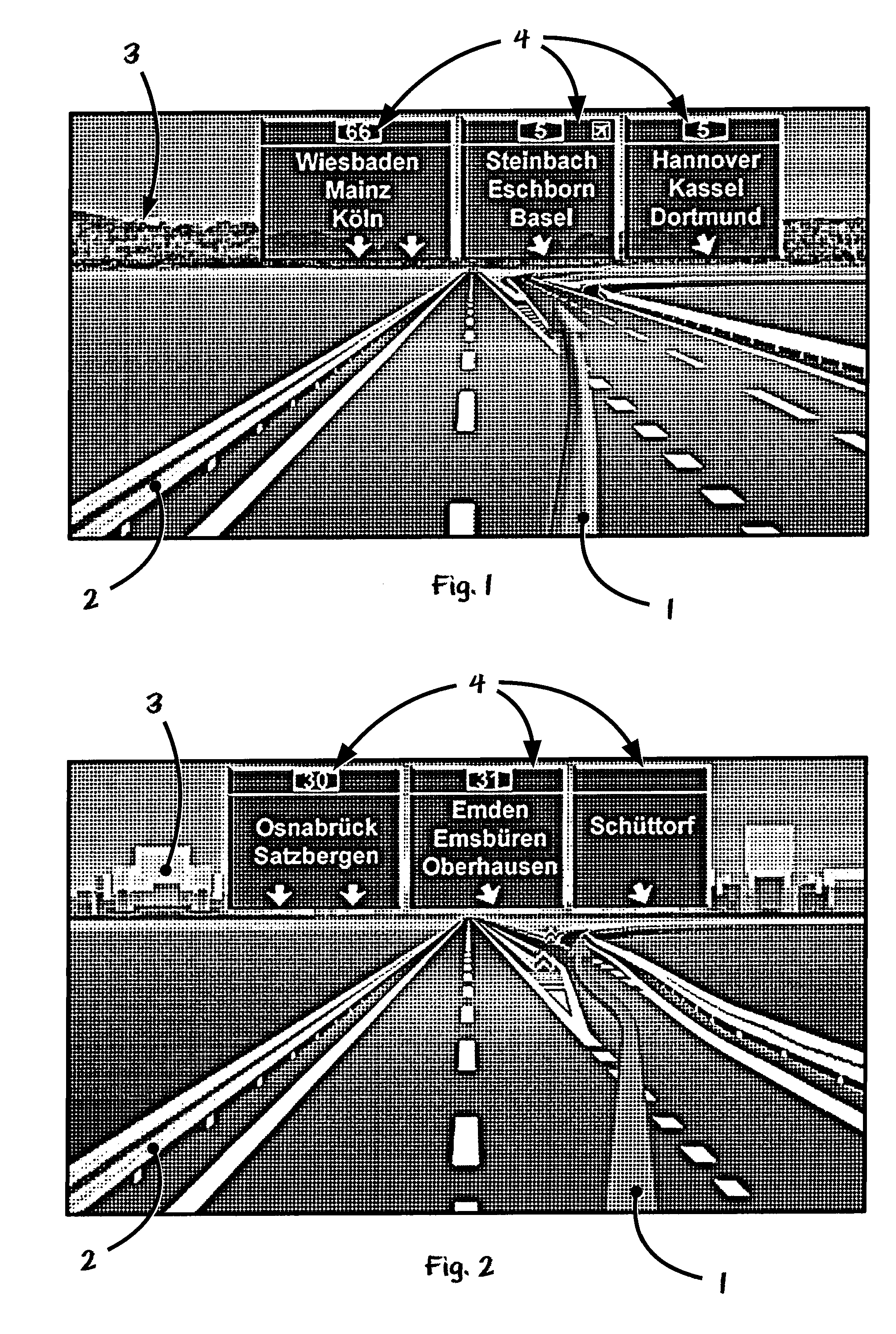 Navigation device and method for the graphic output of navigaton instructions