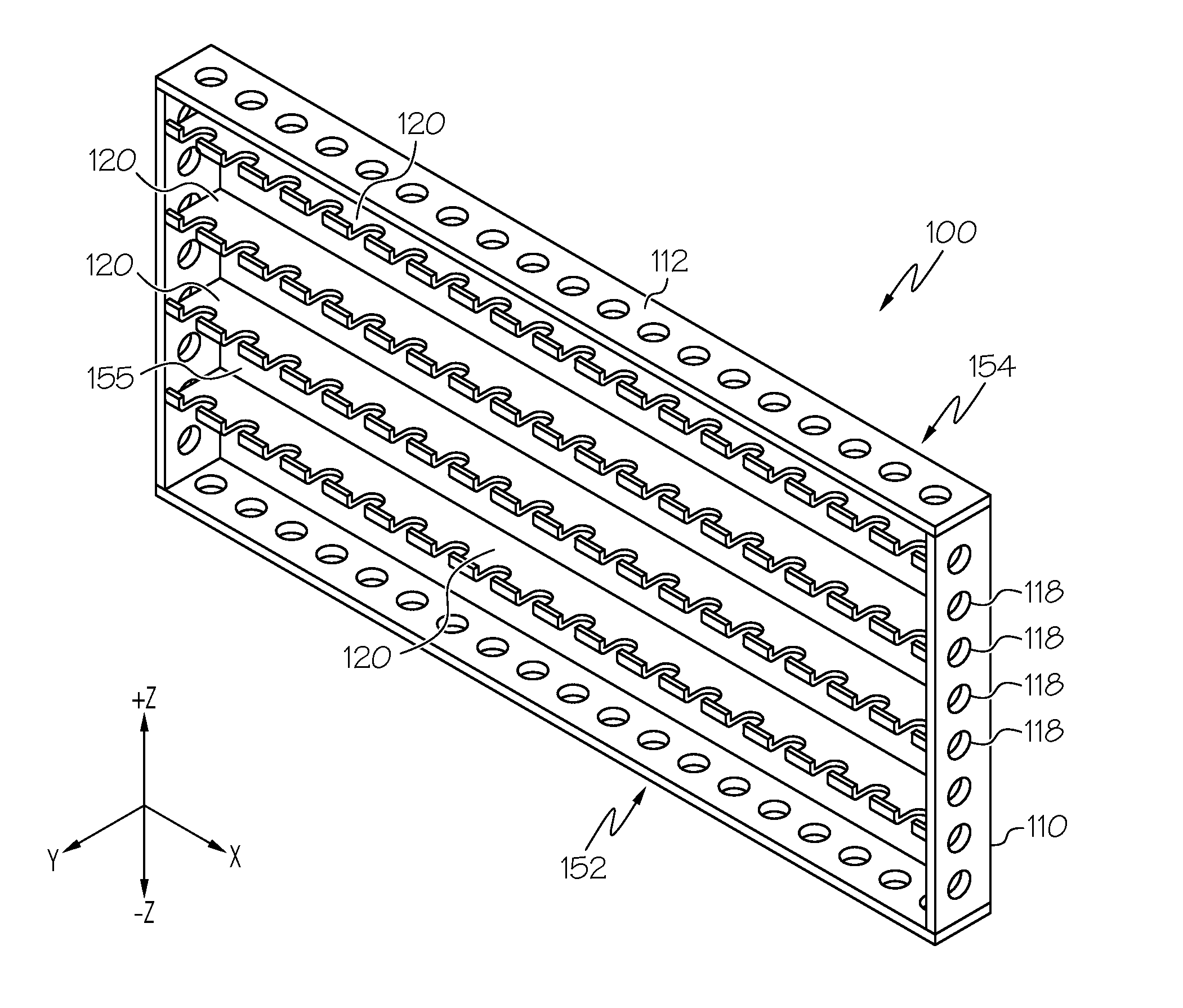 Apparatus for holding and retaining glass articles
