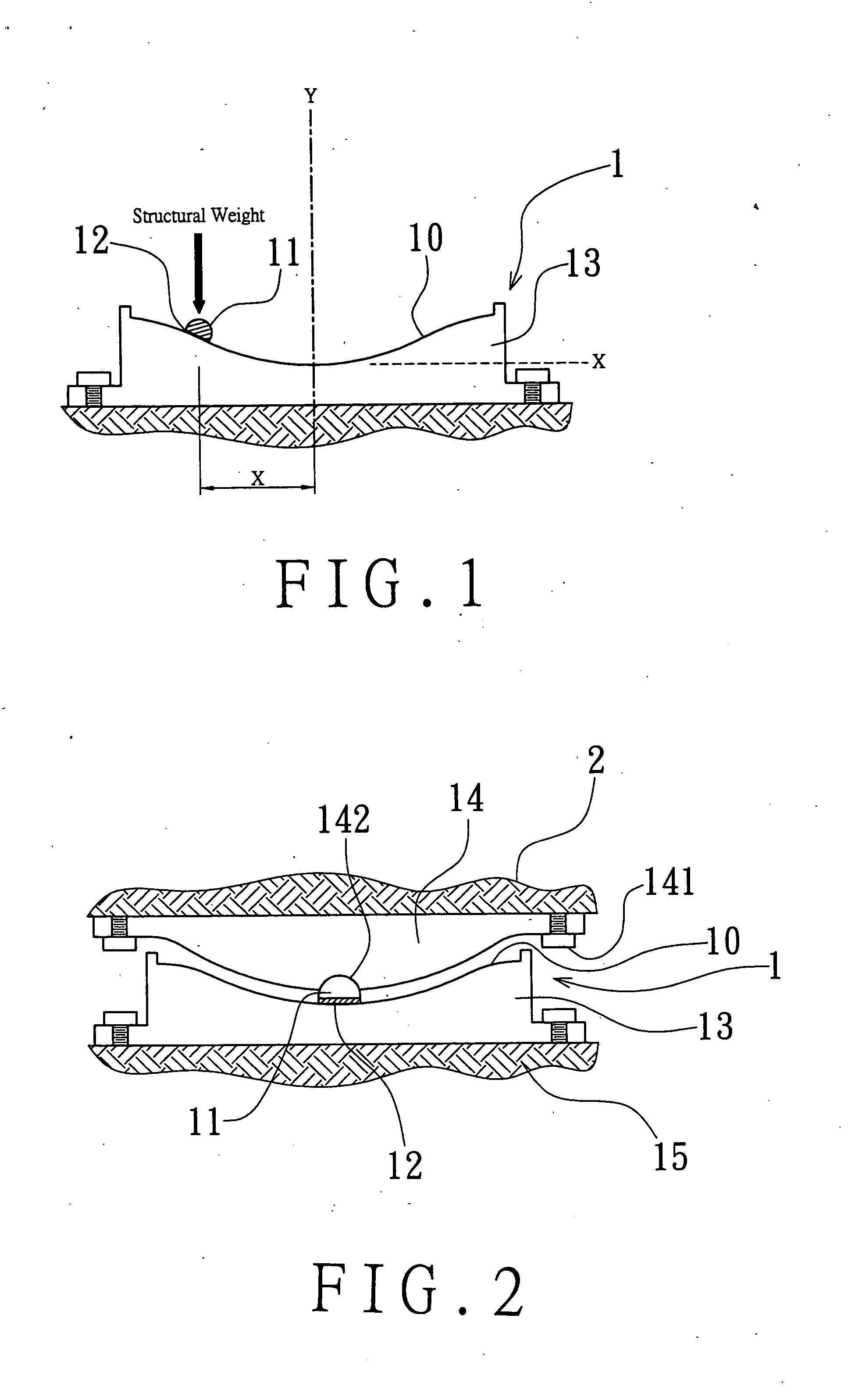 Seismic isolator with variable curvature