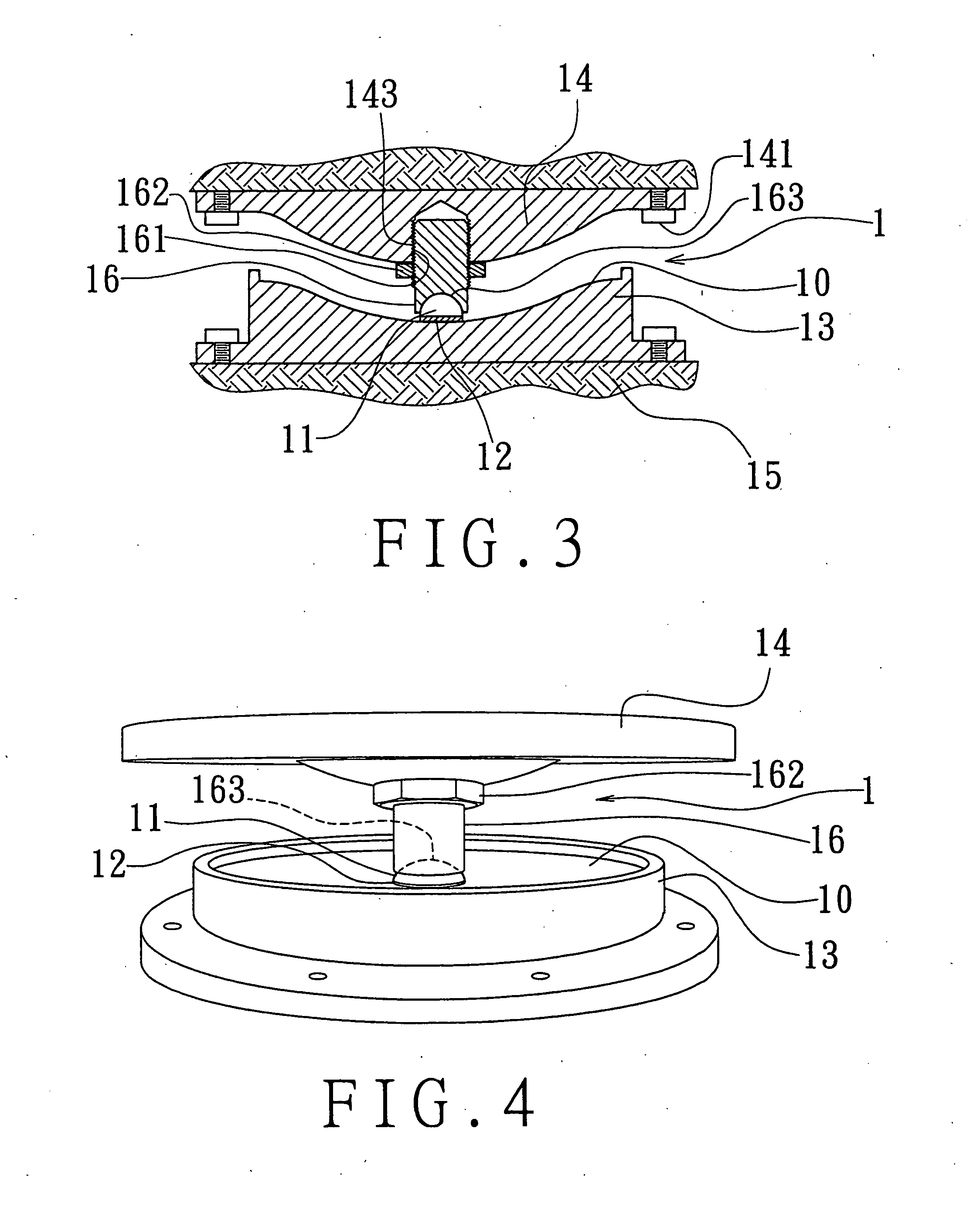 Seismic isolator with variable curvature