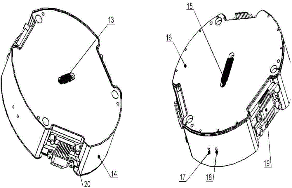 Rotor wing rotating signal collecting device for helicopter model