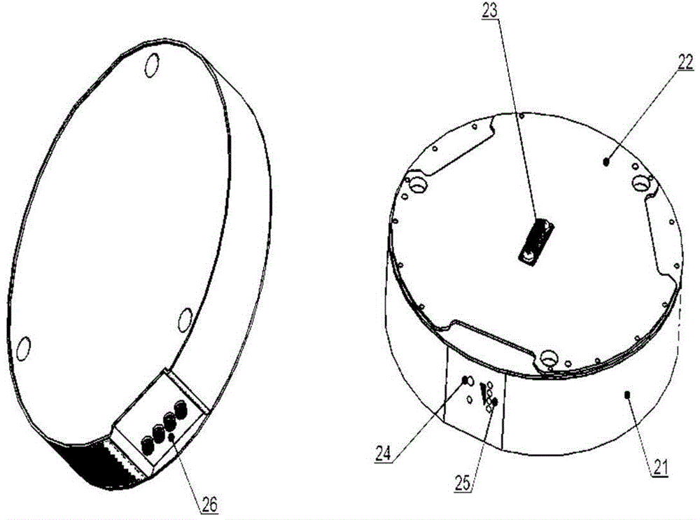 Rotor wing rotating signal collecting device for helicopter model