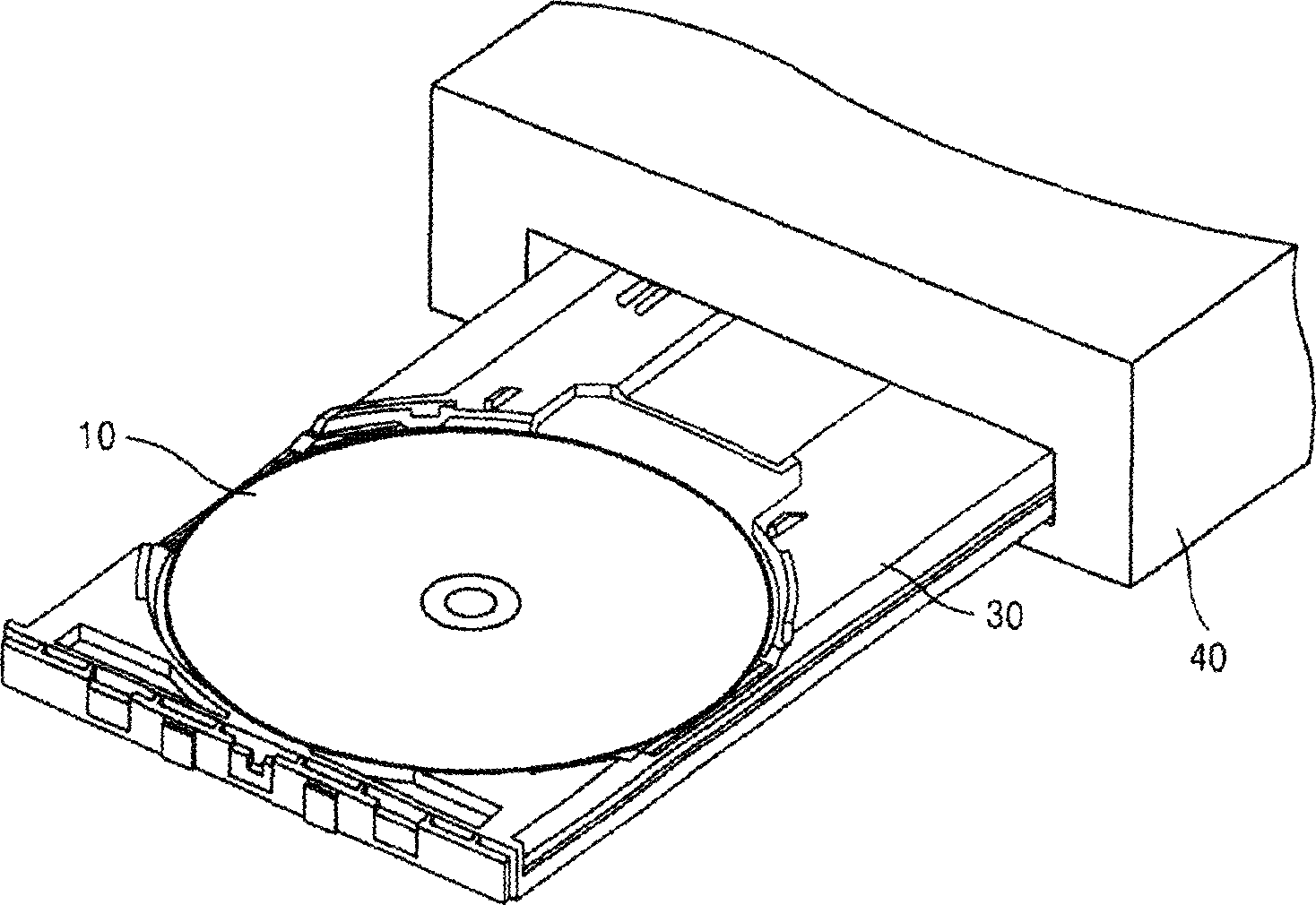 Optical disk driver with novel structure