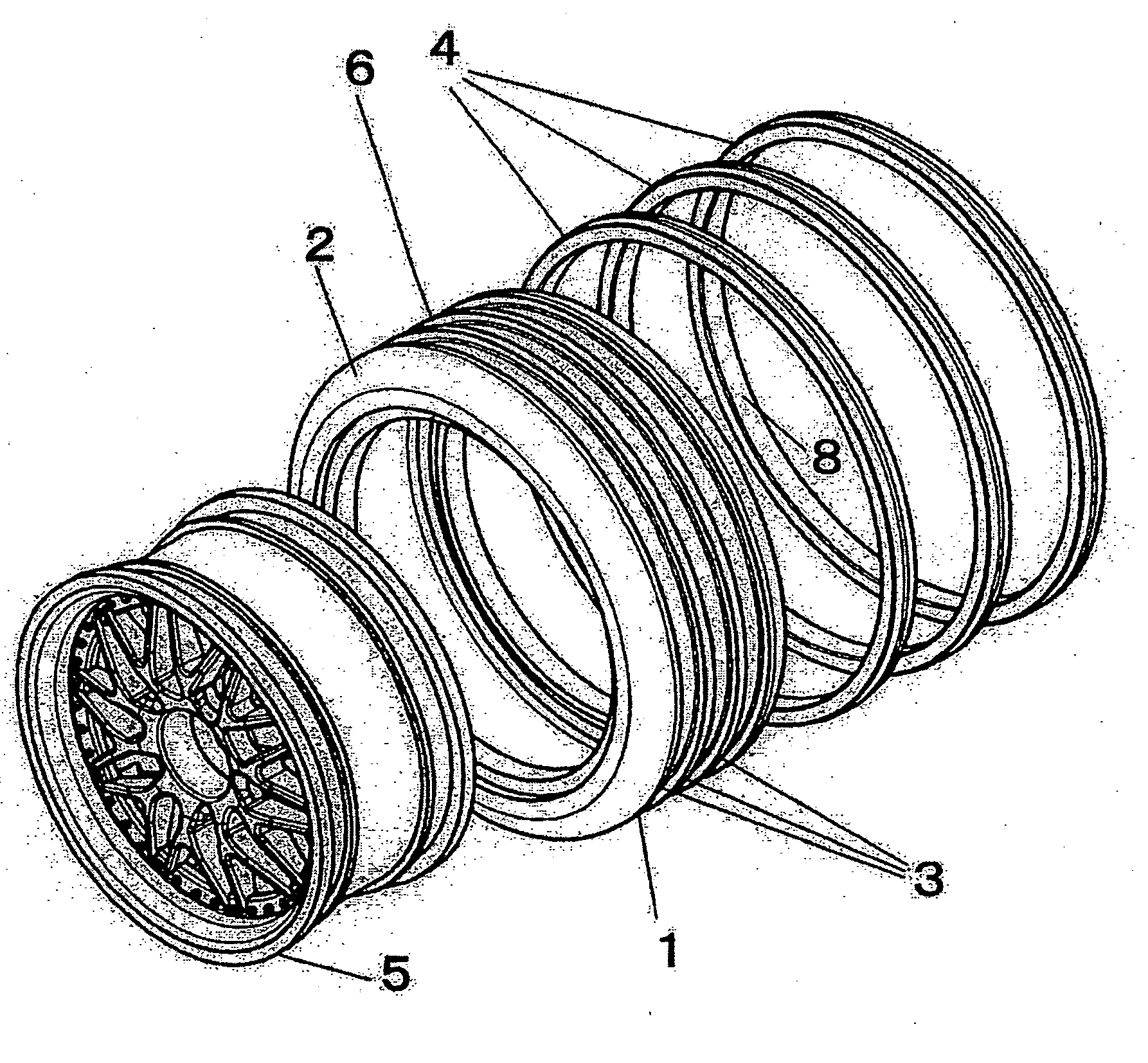 Drift tire and remote control car having tire attached thereto