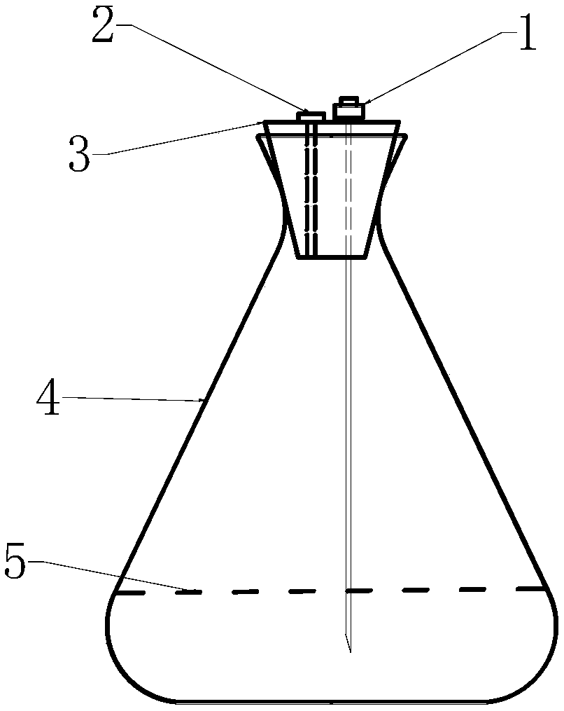 Simple device for continuous closed growth of microorganisms and sampling of gas and liquid samples