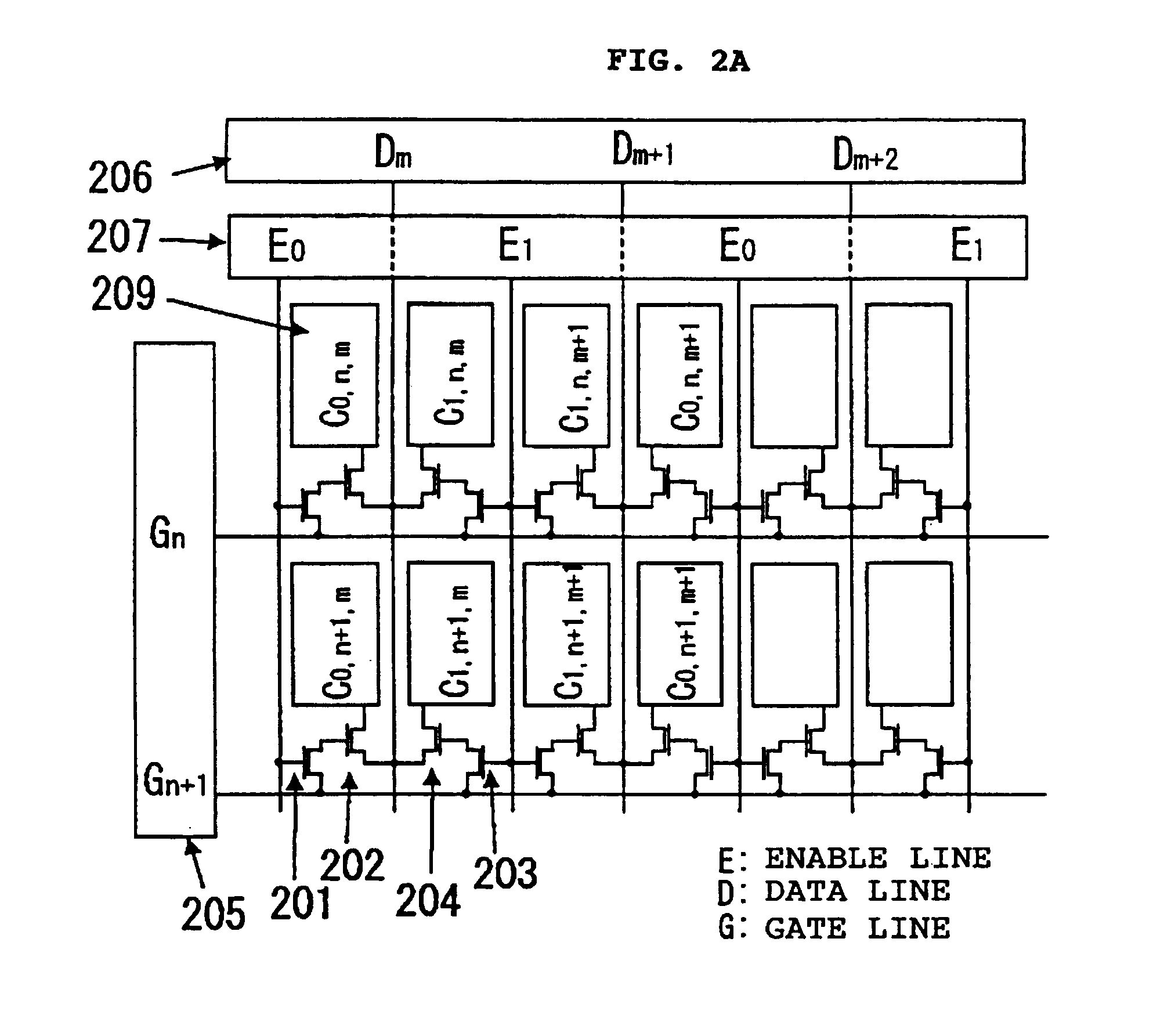 Display device driven with dual transistors