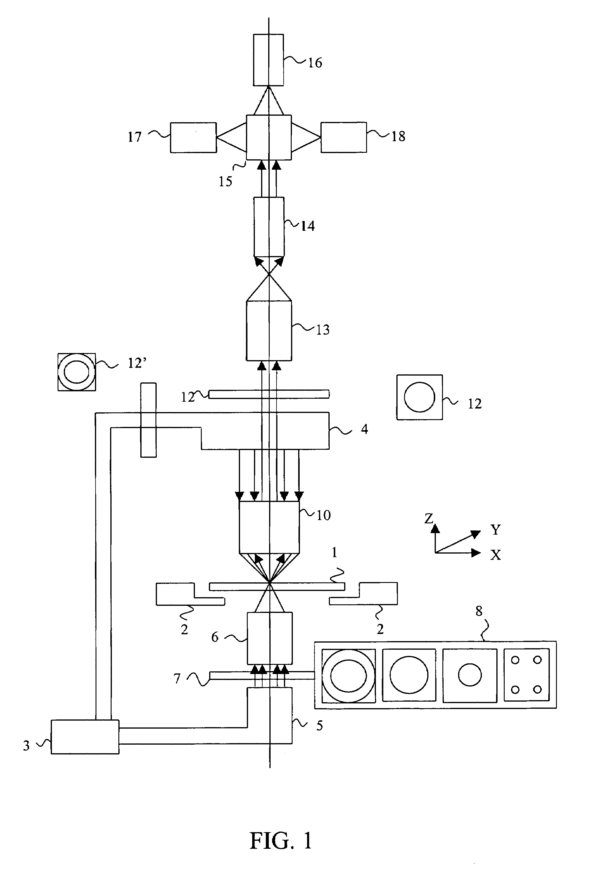 Method and apparatus for reticle inspection using aerial imaging