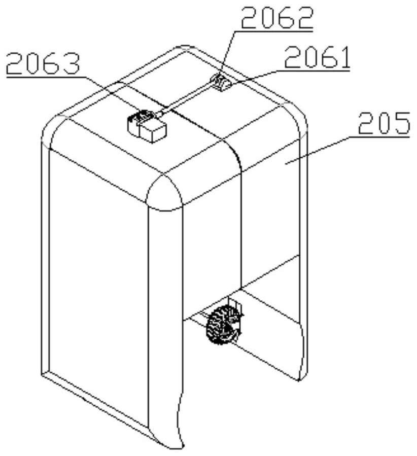 Steel tube void detection equipment special for concrete filled steel tube arch bridge