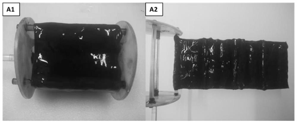 A copper/silver-based electrode based on a conductive bacterial cellulose composite film