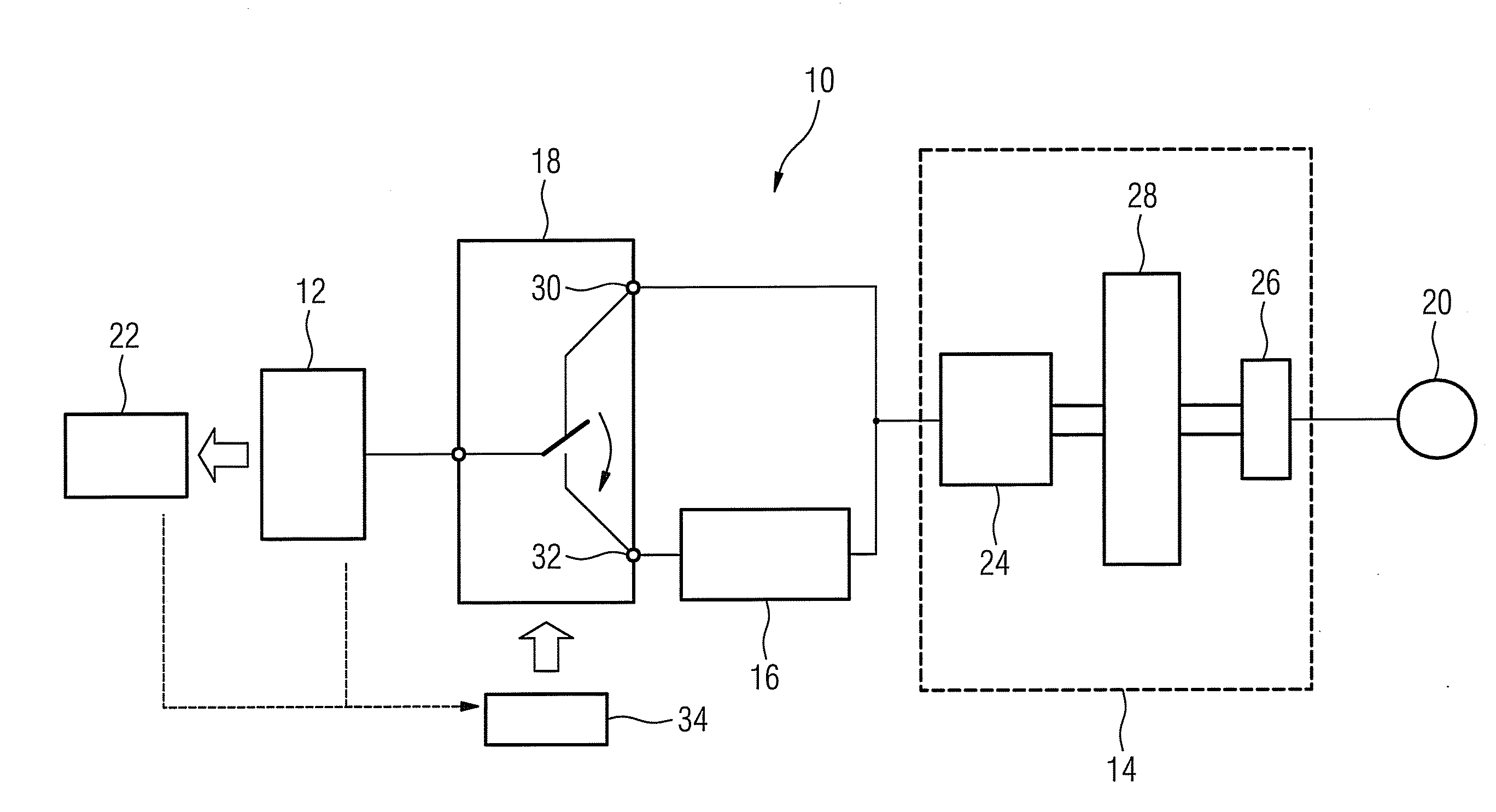Drive Apparatus and Method for Its Operation