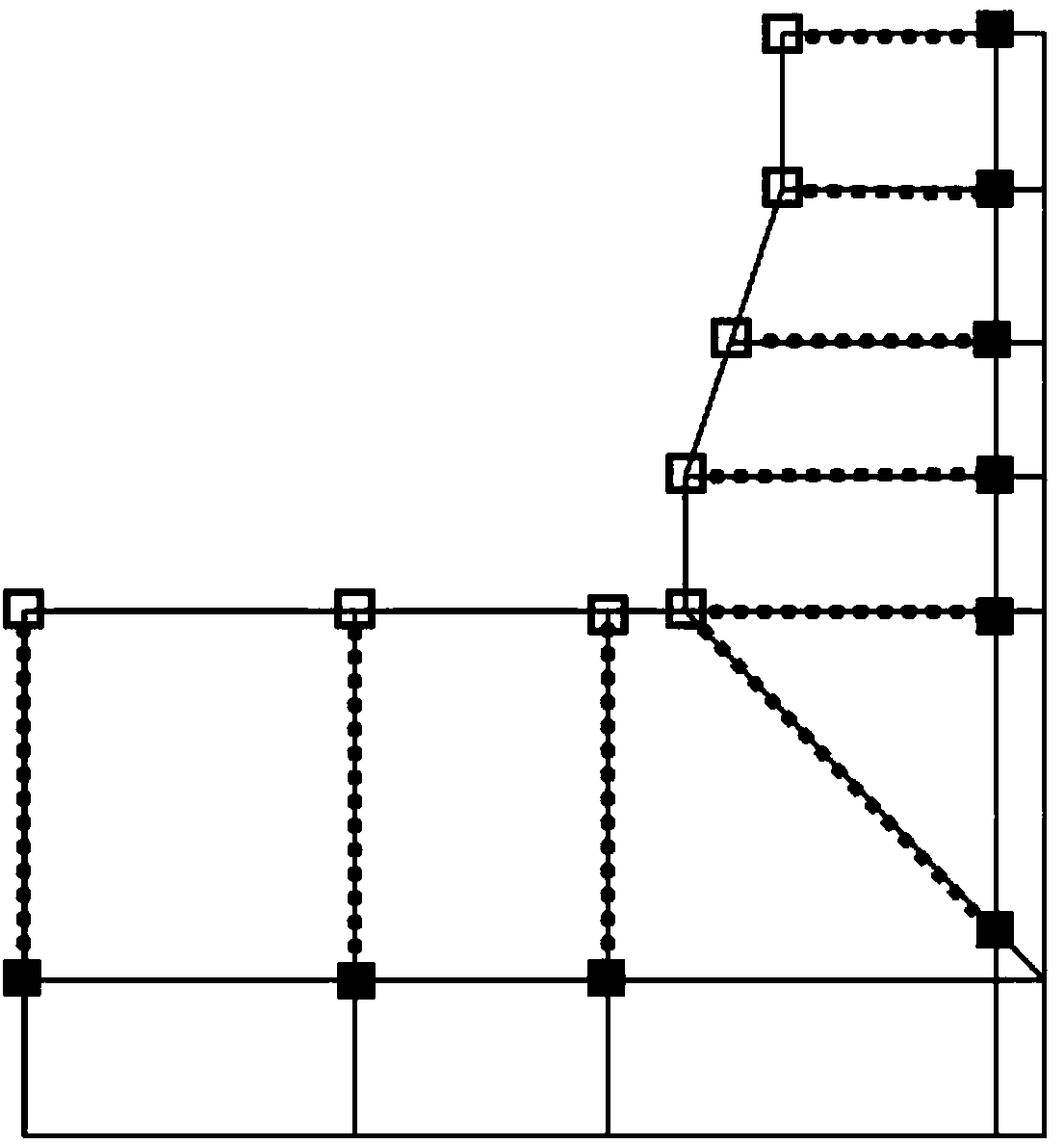 Method for determining blast-furnace hearth bottom erosion envelope surface