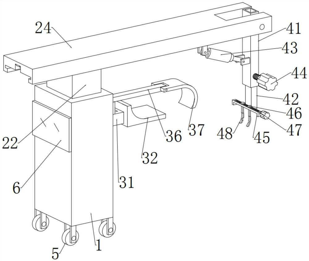 Device for fixing lesser trochanter of femur for clinical bone fracture surgery department