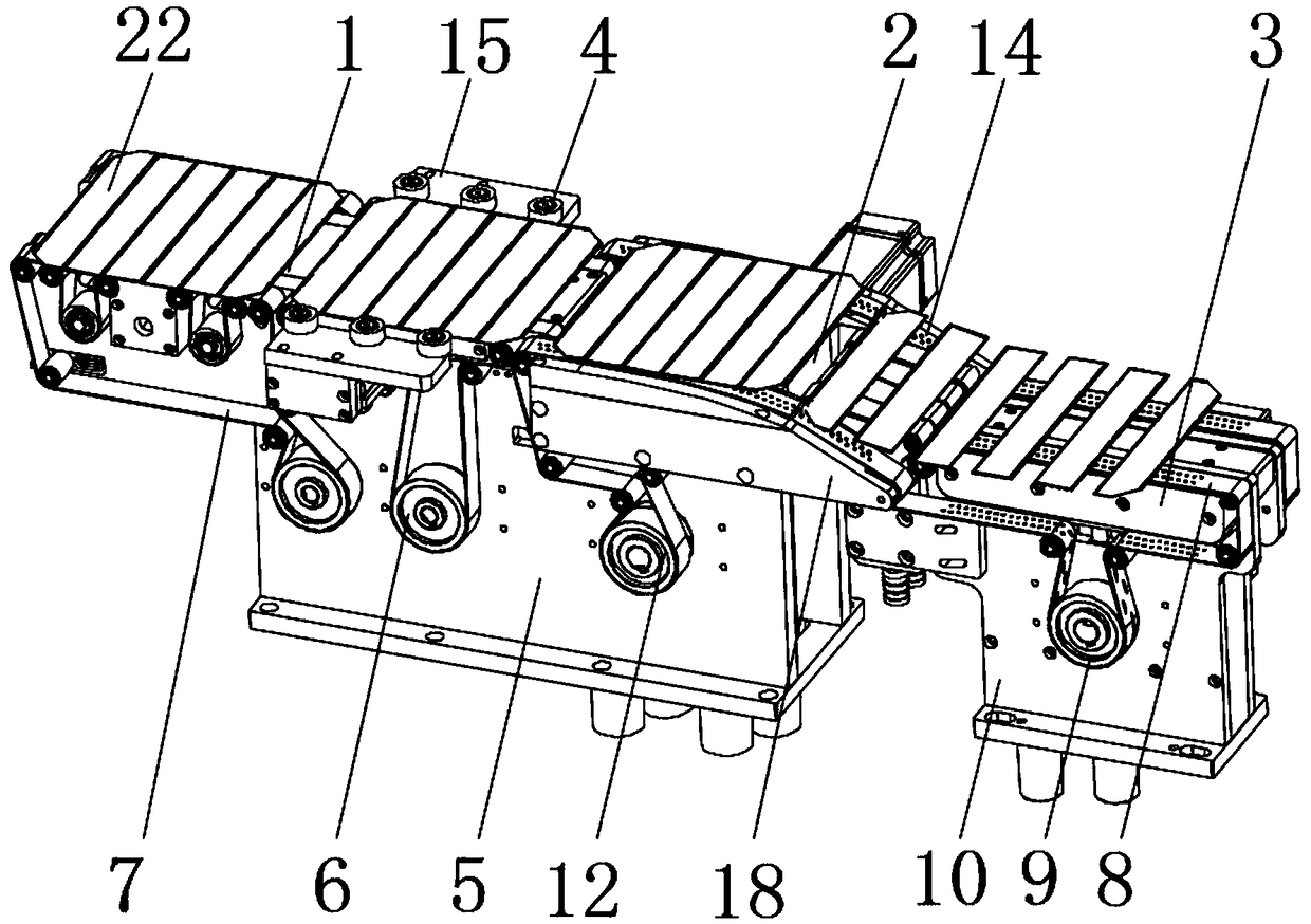 A line split device for solar tile lamination