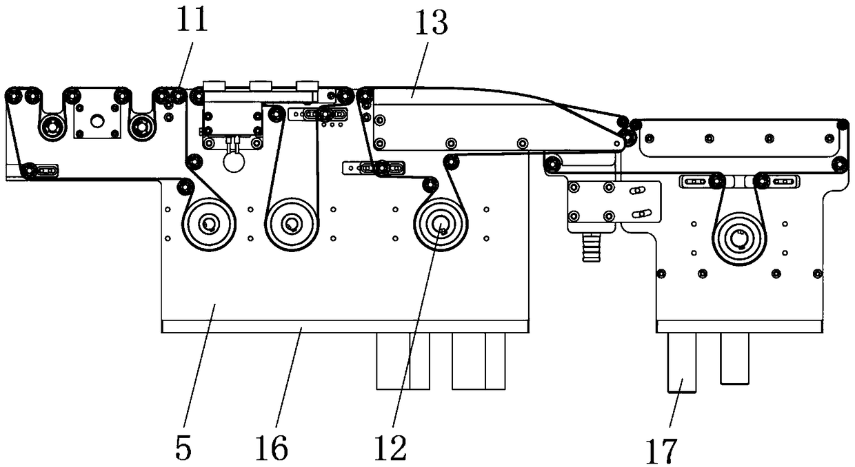 A line split device for solar tile lamination