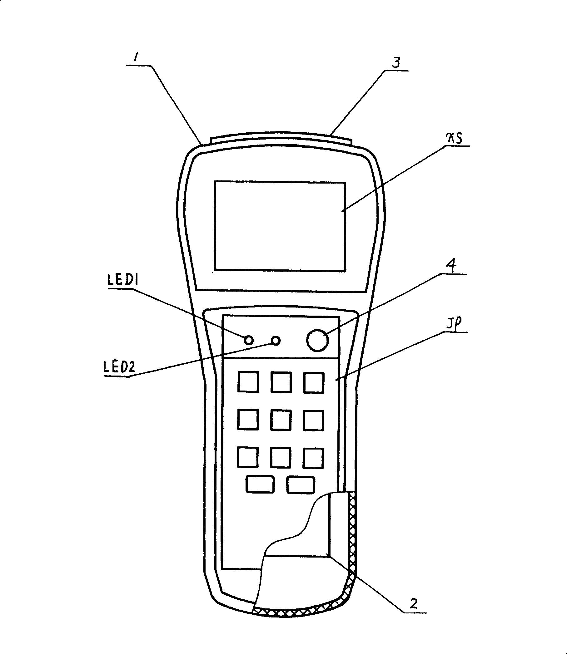 Hand-held machine for logistic management