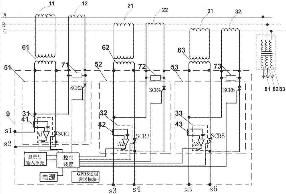 Unified variable ratio wide metering combination transformer