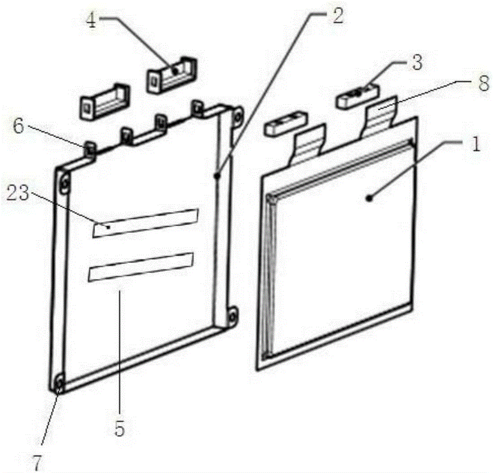 Single-core structure of lithium battery, core assembly and core module