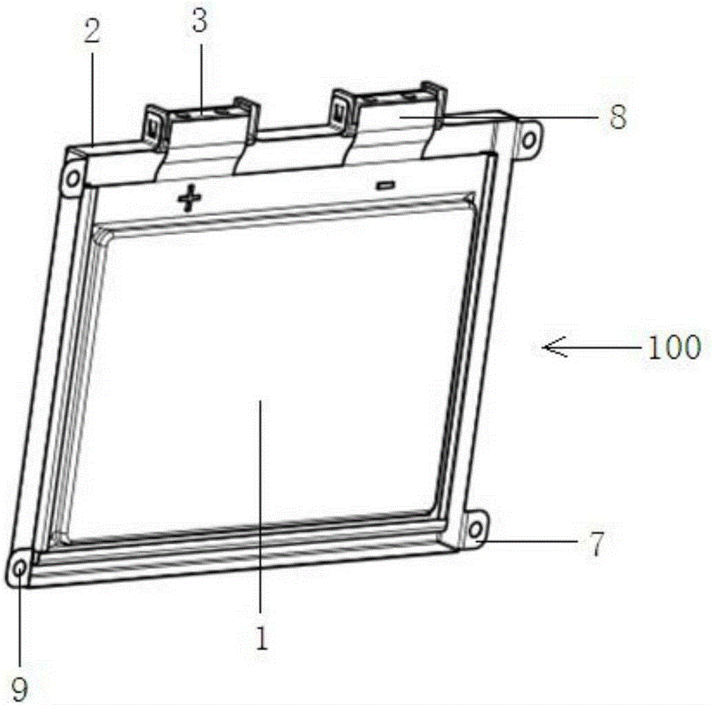 Single-core structure of lithium battery, core assembly and core module