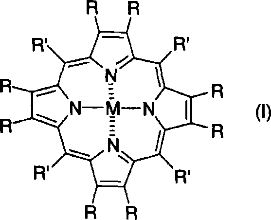 Porphyrin-based electrode catalyst