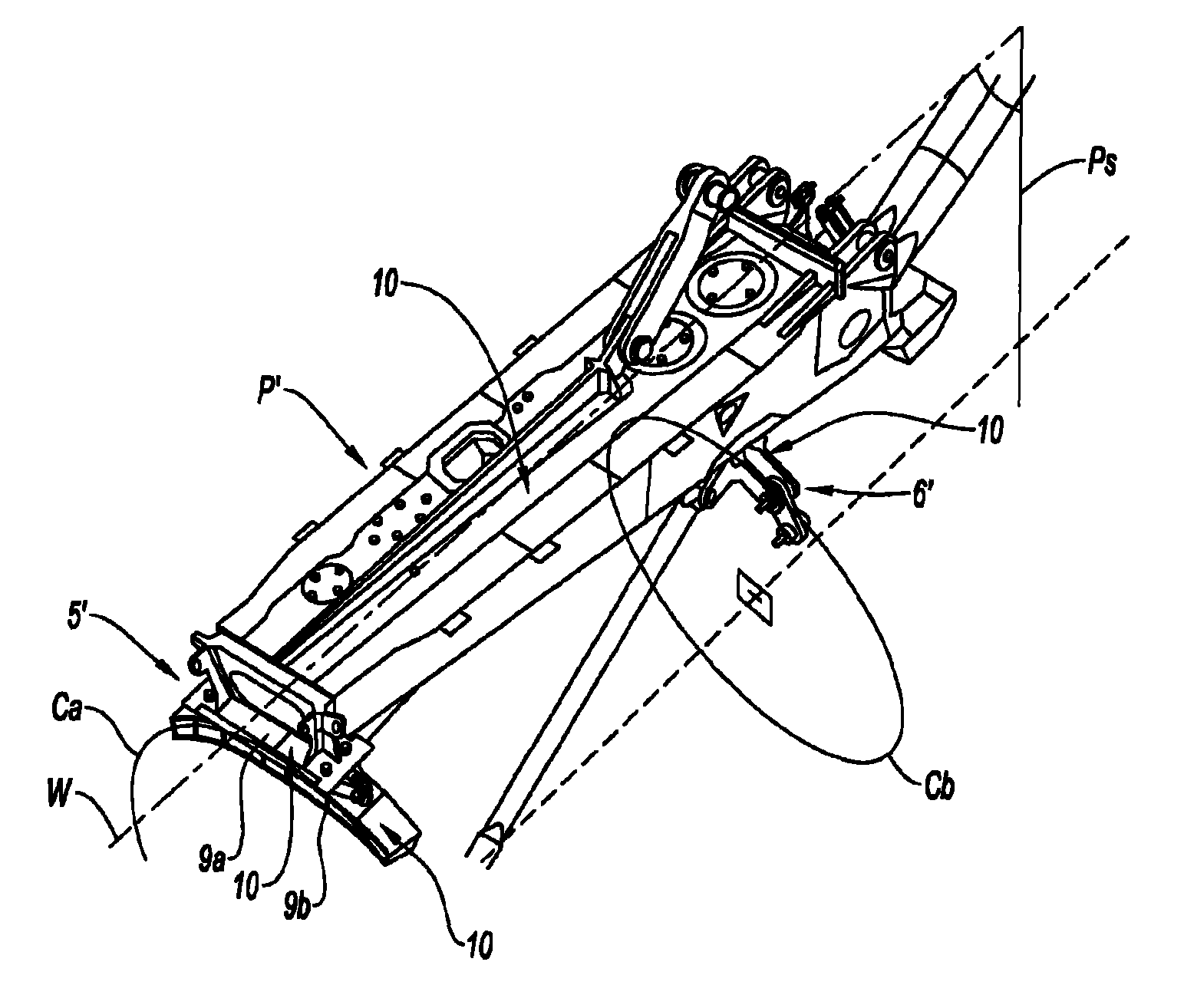 System and method for measuring fatigue for mechanical components of an aircraft and aircraft maintenance method