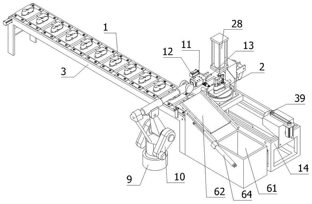 Machining equipment for intelligent edging and trimming after mold pressing of shoe soles