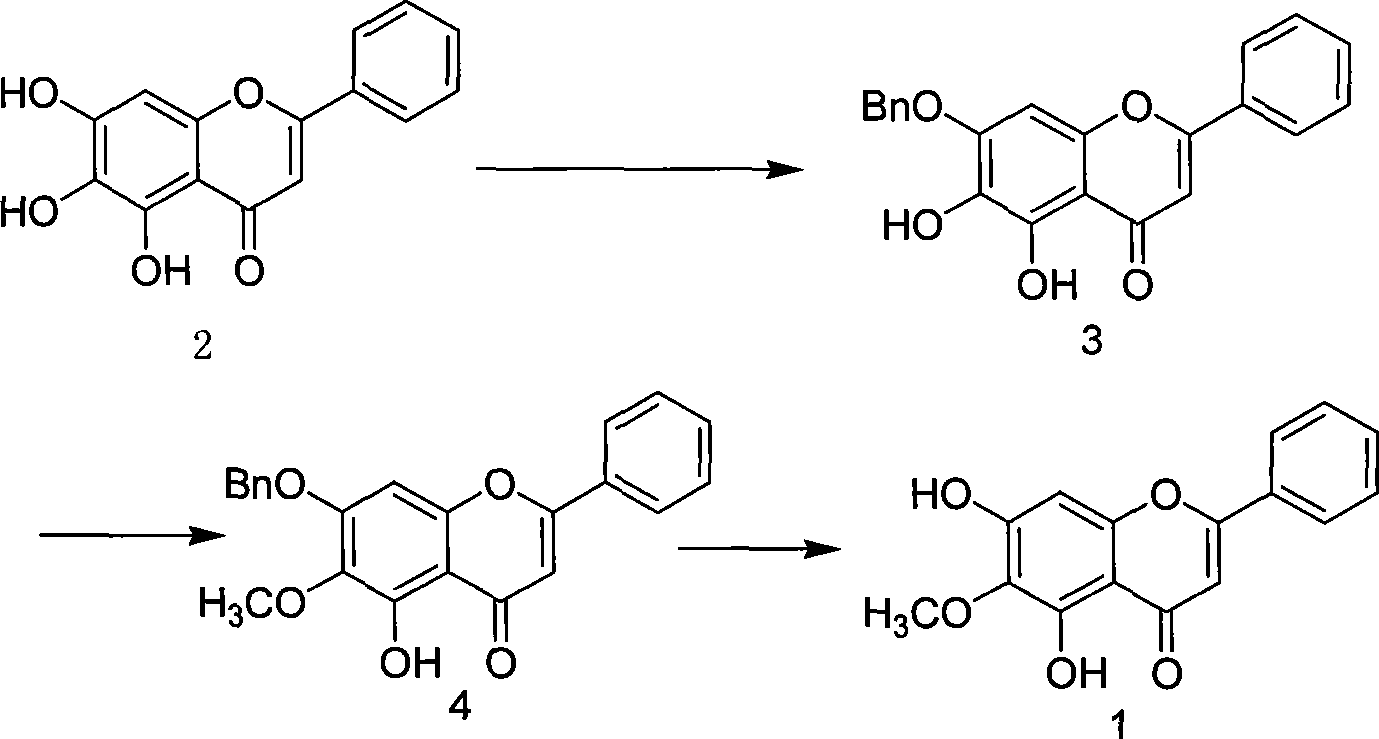 Synthesis of oroxylin