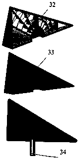 Method for testing core excitation of air rudder