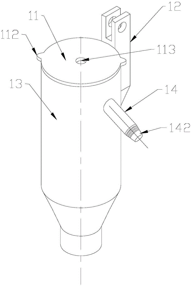 Pressure water feeder hardware set