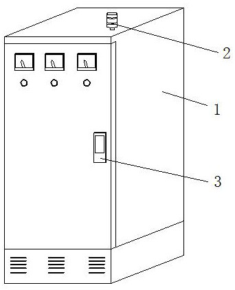An electrical automation power distribution cabinet safety emergency system and device
